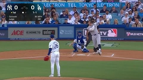 Aaron Judge and Shohei Ohtani hit 1st at Bat Home runs!!! INCREDIBLE