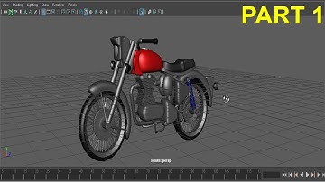 Bullet Bike Modeling in Maya | Maya tutorial | PART 1