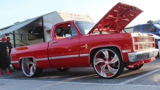 Veltboy314 - '84 C-10 Shortbed On Staggered 26x9 / 28x12 Intro Wheels - Street Beast 2 Car Show