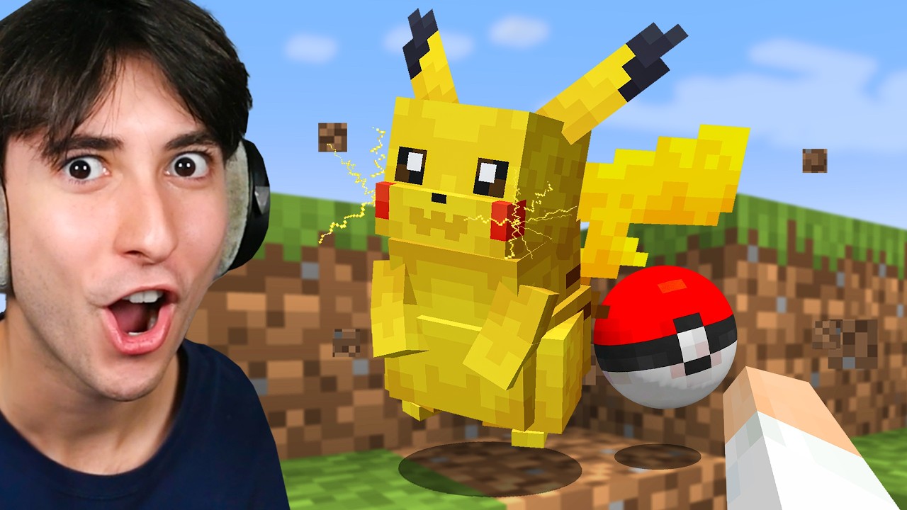 Minecraft, But Every Drop is Pokémon