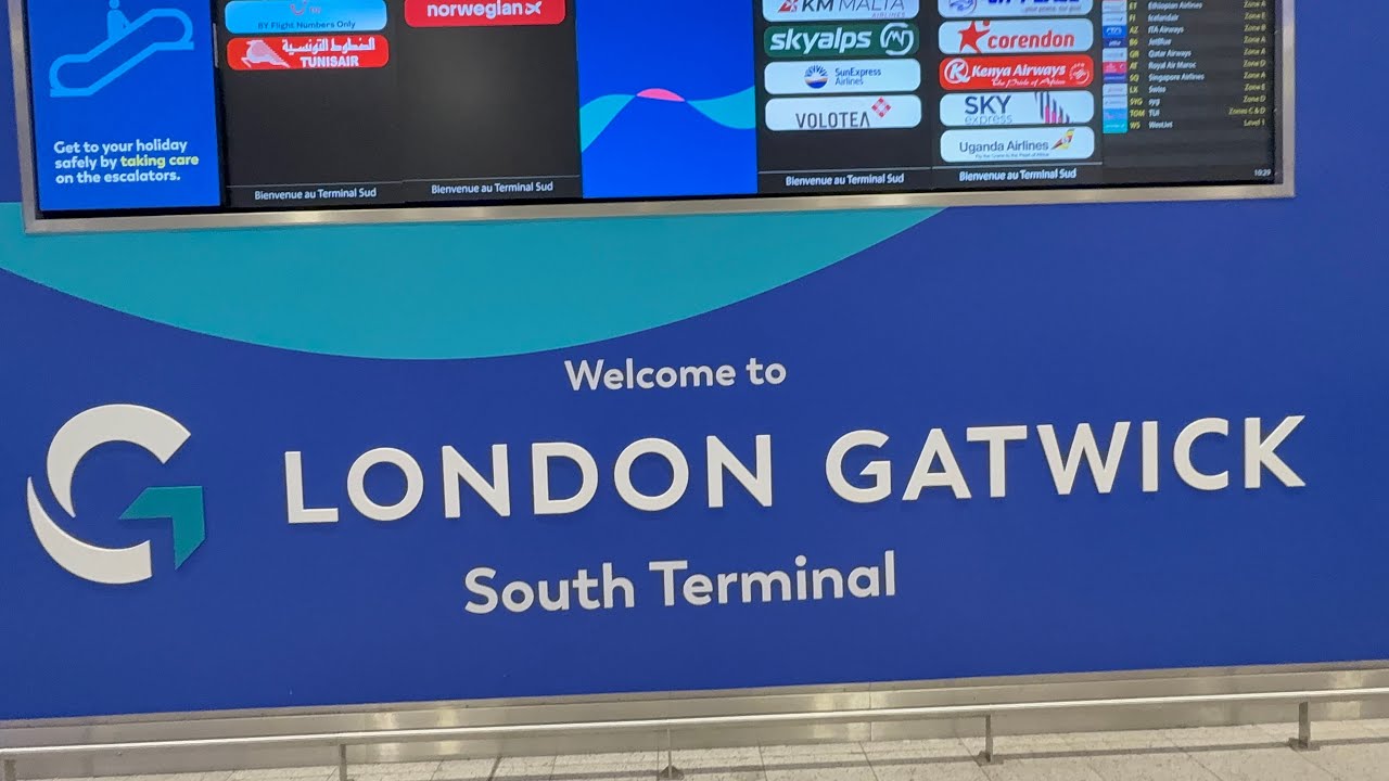 gatwick airport south and north