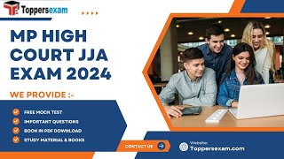 MP HIGH COURT JJA Mock Test Free, Question Paper, Syllabus 2024, Book PDF, Study Material