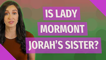 Is lyanna mormont related to jorah?