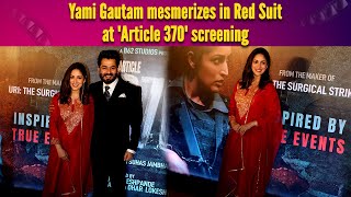 Parents to be Yami Gautam Aditya Dhar exude charm at Article 370 screening