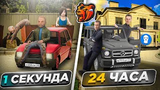 картинка: 24 часа РАЗВИВАЮ БАНДУ на БЛЕК РАША! РАЗВИТИЕ ОПГ BLACK RUSSIA
