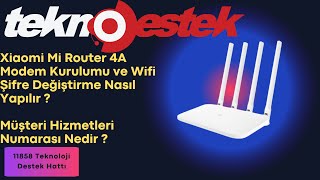 Xiaomi Mi Router 4A modem ayarları nasıl yapılır ? Wifi Şifresi Nasıl Değiştirilir ? screenshot 1