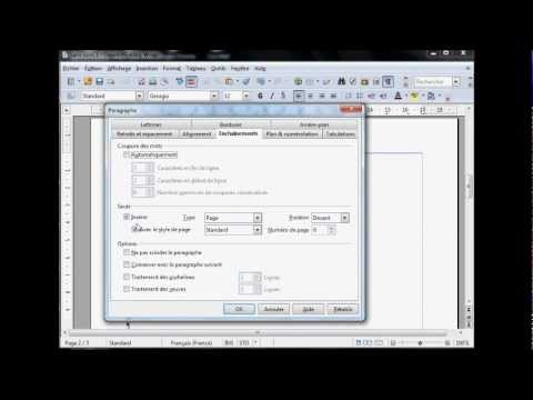 Vidéo: Comment Numéroter Les Pages Dans Open Office