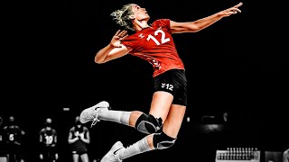 Perfect Spikes by Hanna Orthmann | Best Volleyball Actions | VNL 2021 (HD)