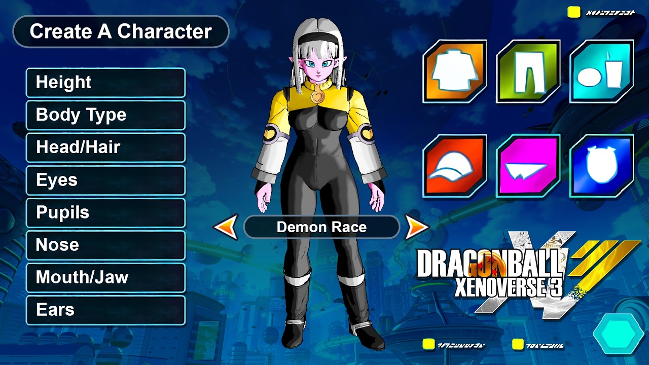 DRAGON BALL XENOVERSE 3 - New CAC Races Customization & Character ...