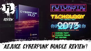 AeJuice Cyberpunk HUD Pack Review + Free STUFF!| Film Learnin
