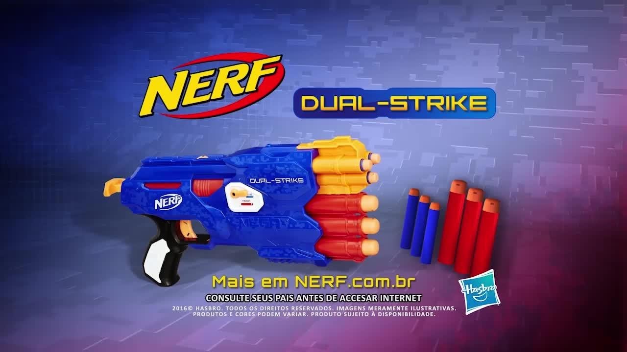 brinquedo arminha lança dardo nerf glock de elite lançamento