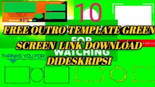 top 10 free outro template green screen .