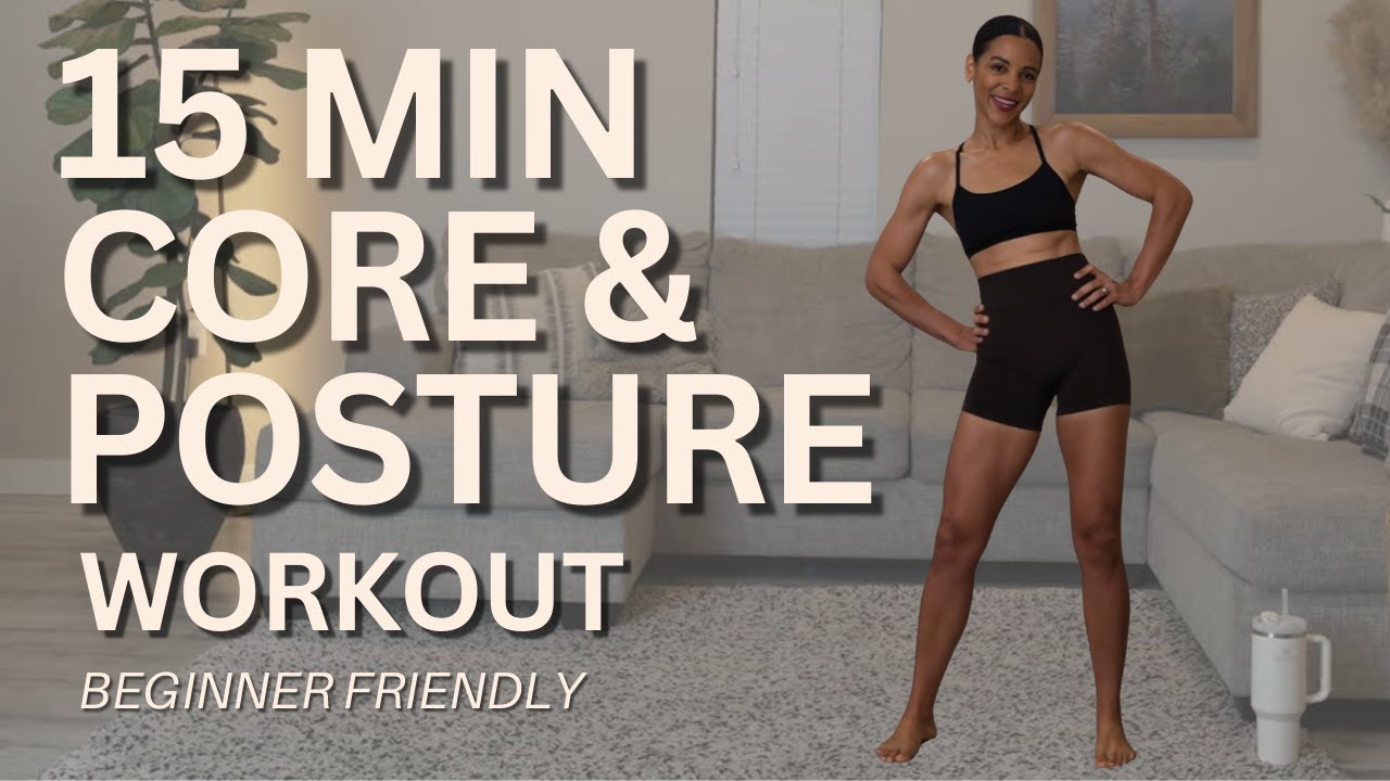 15-Minute Core & Posture Workout (No Equipment, No Repeats)
