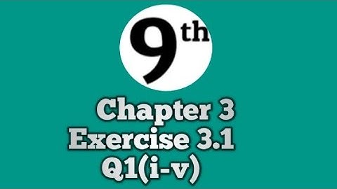 Class 9th Math Unit-3 Exercise 3.1 Q1(i-v). How to convert the numbers in scientific notation.