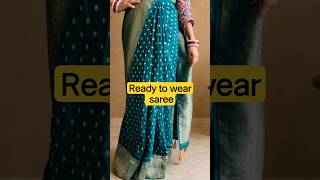 Saree Me Perfect Pleats Ka Easy Tarika 👗 | 1 Minute Me Seedhi Plates #sareepleats #sareedraping