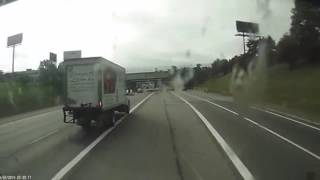 0 294 Dashcam Shows Car Cause Semi Tractor To Crash new