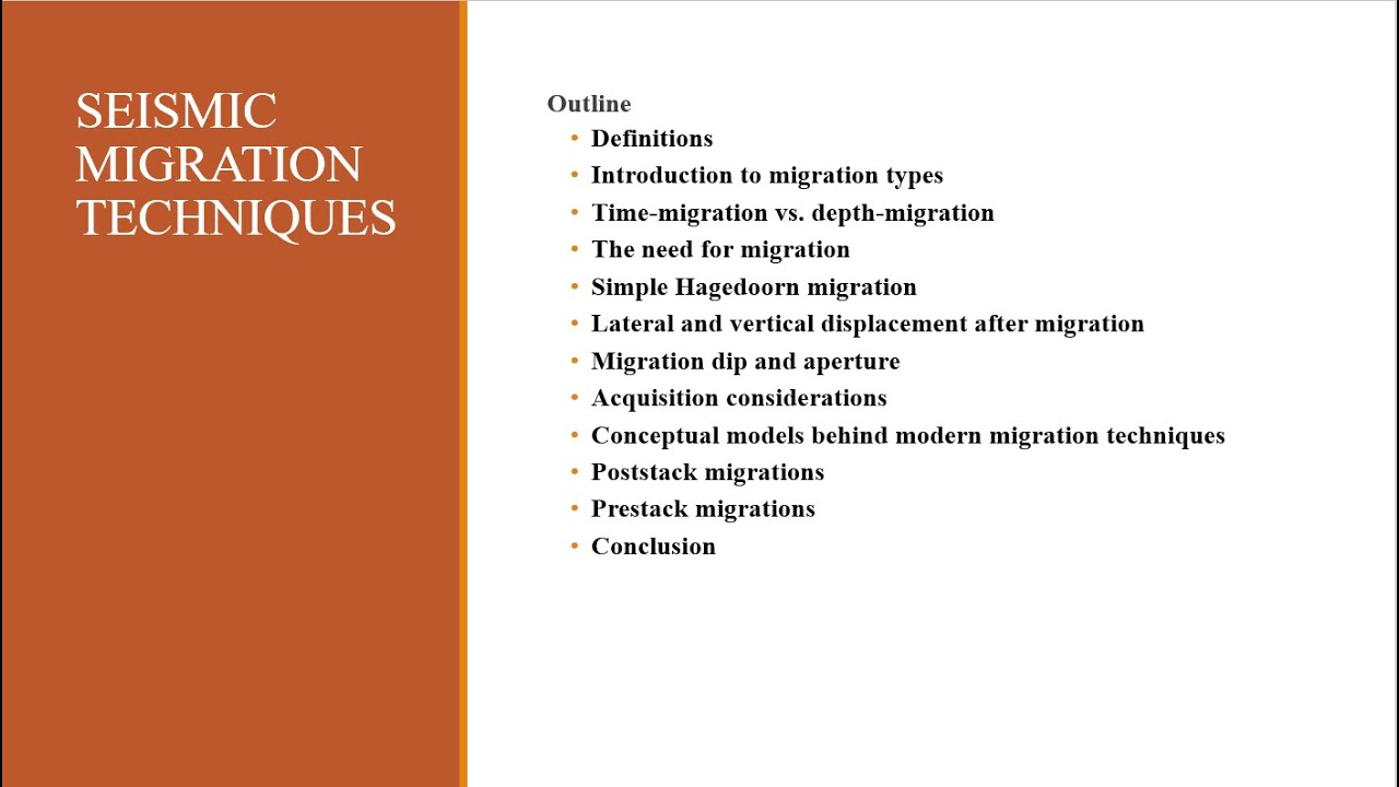 Migration Techniques