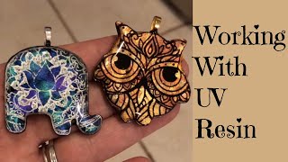 Working With UV Resin on Polymer Clay Tutorial