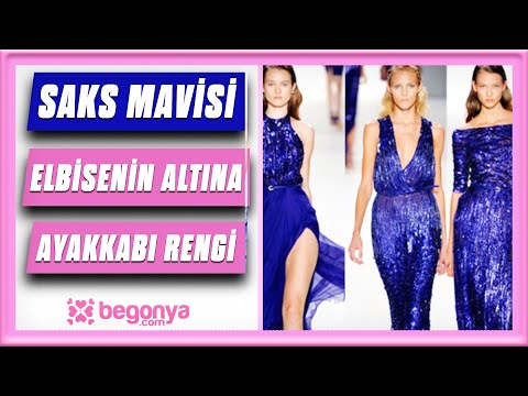 Saks Mavisi Elbise Altına Ne Renk Ayakkabı Giyilir?