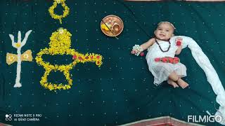 #mahashivratri baby photoshoot #🕉️ parvati 🕉️, #shambhavi 🥰🥰🥰#shorts screenshot 5