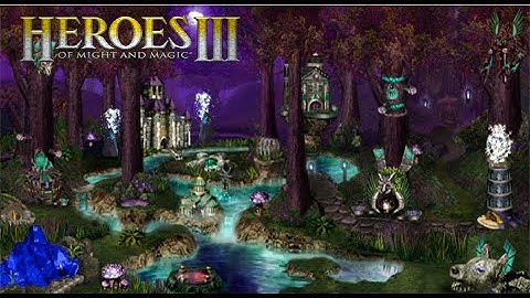 HoMM 3 (VCMI): Grove town v1.15 - Jebus Cross [gameplay].