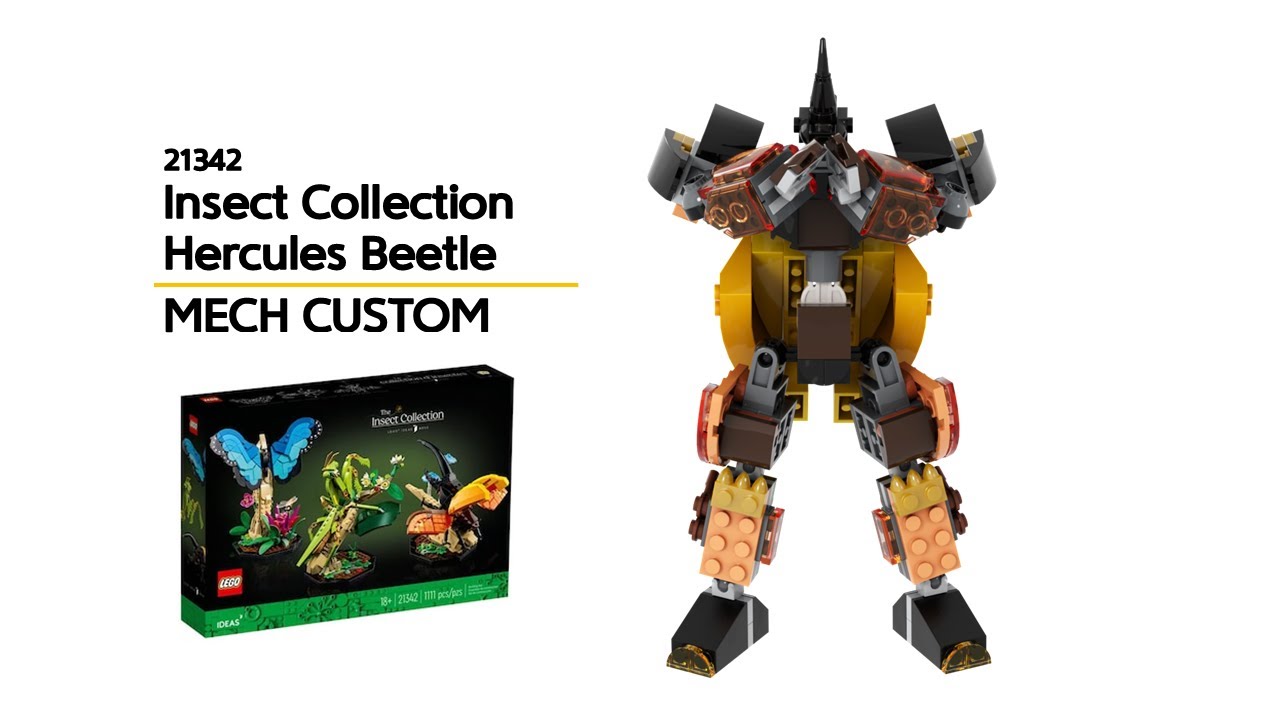 LEGO 21342 Insect Collection Mech Custom Full version - YouTube
