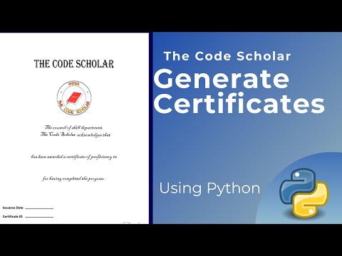 Bulk Certificates With PYTHON