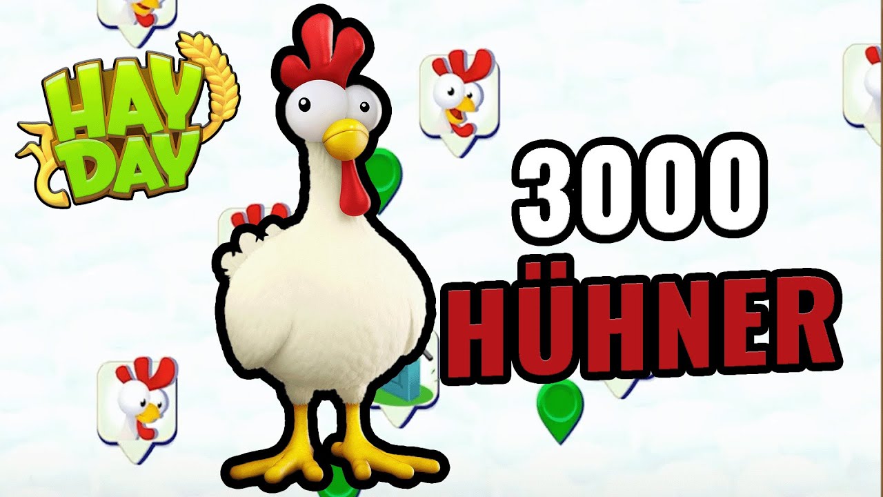 Hay Hun 3400 HÜHNER 🐔 Hay Day Hühnertal ERKLÄRT - YouTube