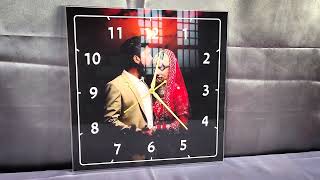 1 Photo Square Acrylic Wall Clock | Way To Crafts | Photo Printed Wall Clock screenshot 4