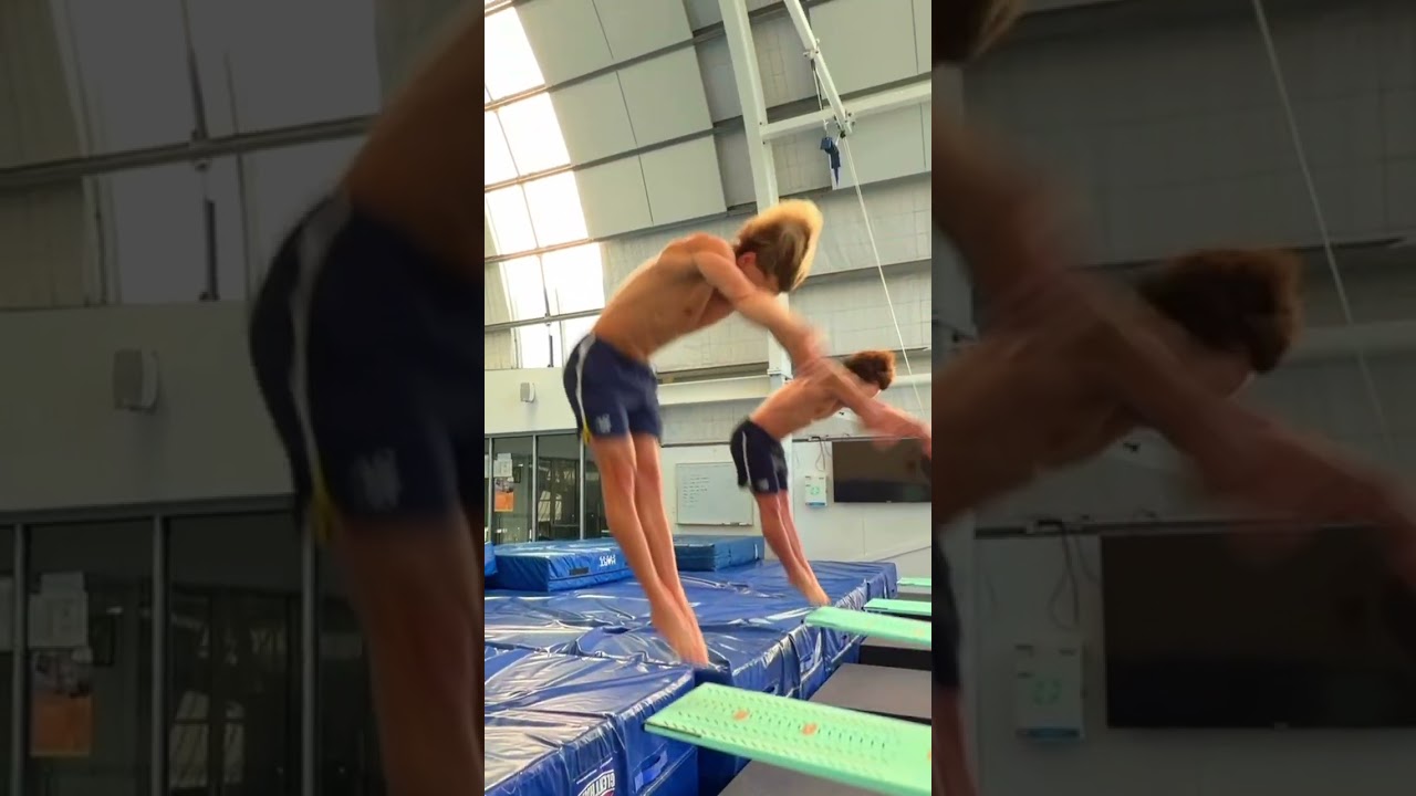 Sam Fricker diving