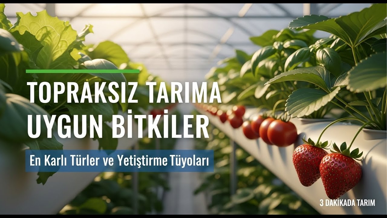 Topraksız Tarıma Uygun Bitkiler | En Karlı Türler ve Yetiştirme Tüyoları