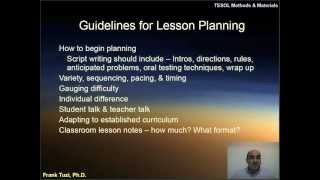 TMM 10  11 LessonPlanning Techniques