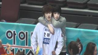 [Fancam] 120108~120109 Hoya @ Idol Athletic Championship (1)