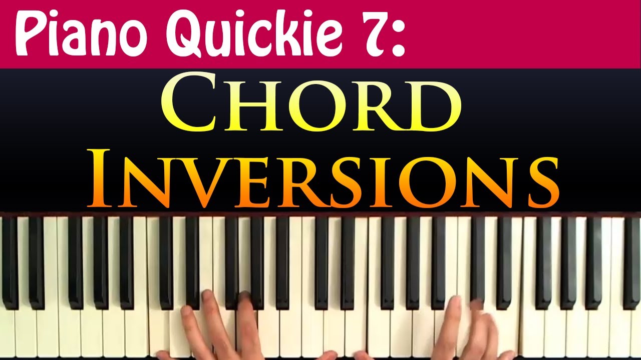 Piano Chord Inversions Chart Pdf