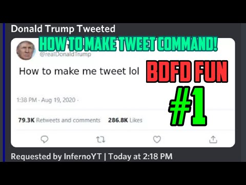How to create tweet command! | BDFD FUN #1
