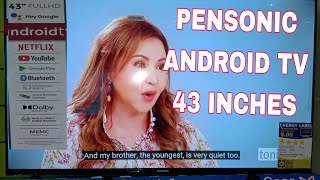UNBOXING PENSONIC ANDROID TV 43 INCHES