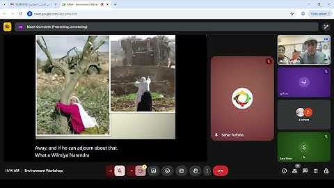 Environmental Workshop #67 Forest issues in Palestine: Lessons from Two Conferences