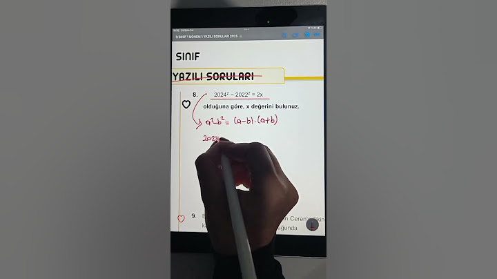 9. Sınıf 1. Dönem 1. Yazılı #9sınıfmatematik
