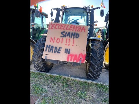 Protesta agricoltori Presidio Lucera Monti Dauni notte