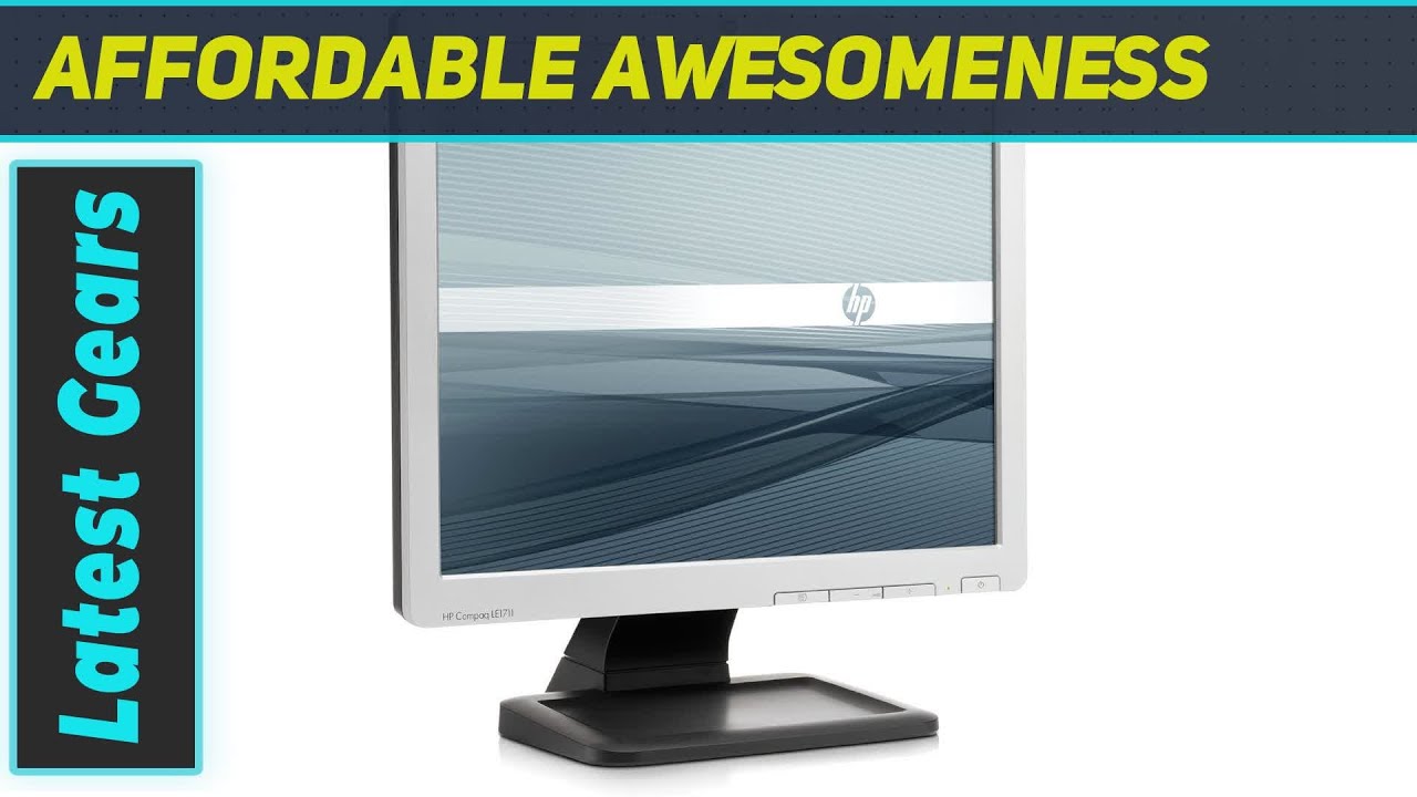HP Compaq LE1711 17inch LCD Monitor Review YouTube
