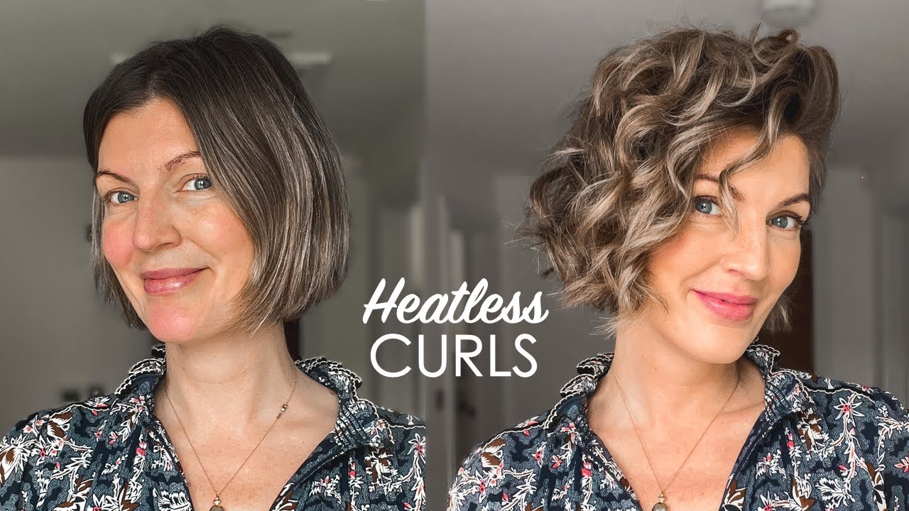 Tutor Canberra Gymnastik Heatless Curls For SHORT Hair | Shonagh Scott - YouTube