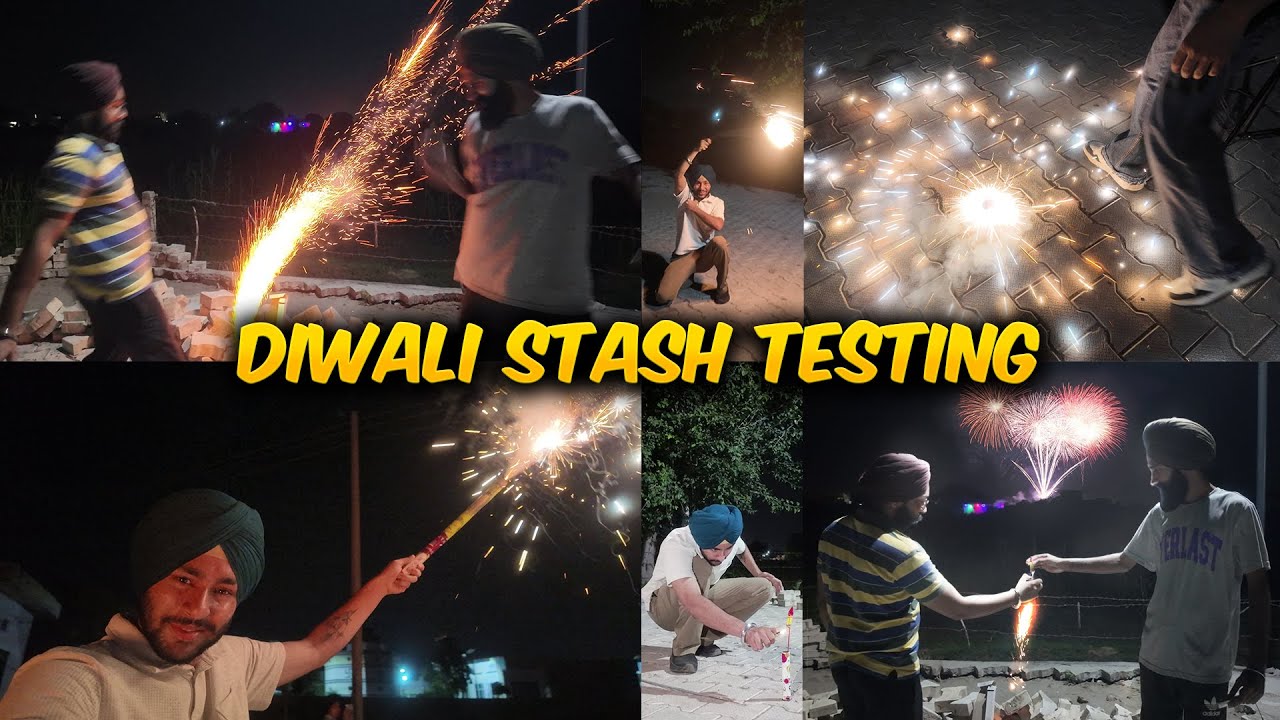 Testing CRAZY Firecrackers🧨 – ਦੇਸੀ ਸਟਾਈਲ ਚ ਪਟਾਕੇ ਟੈਸਟਿੰਗ💥 Anar, Rockets, Chakari, Boom Patake😱💥