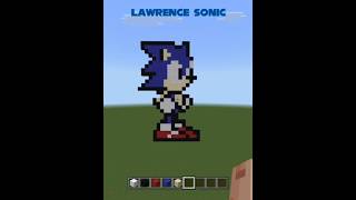 Sonic the hedgehog pixel art