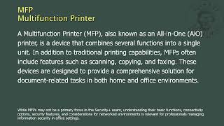 MFP - Multifunction Printer