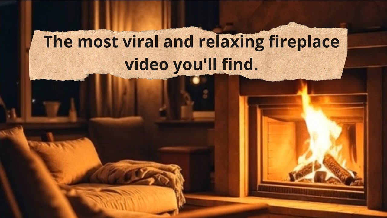 RELAXING VIDEOS (FIREPLACE) The most viral and relaxing fireplace video you'll find.
