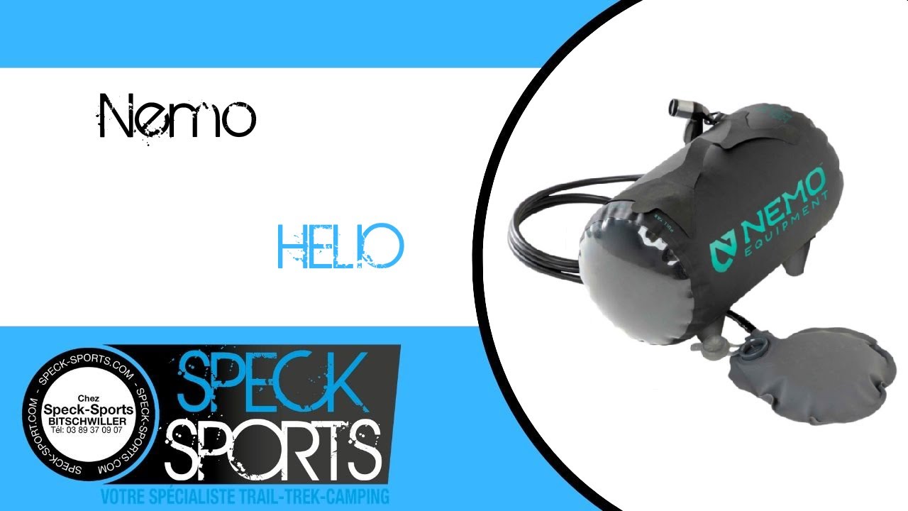 Douche de randonnée Nemo Helio shower