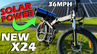 Freedom Unleashed! Solar Powered Electric Bike ENGWE X24