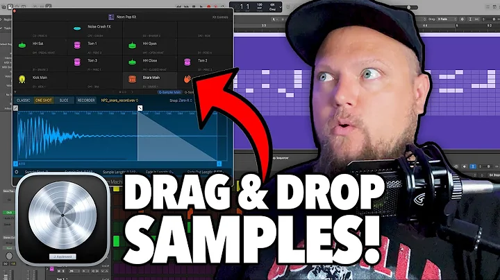 LEVEL UP your beats with easy DRAG & DROP samples in Drum Machine Designer! // Logic Pro 11