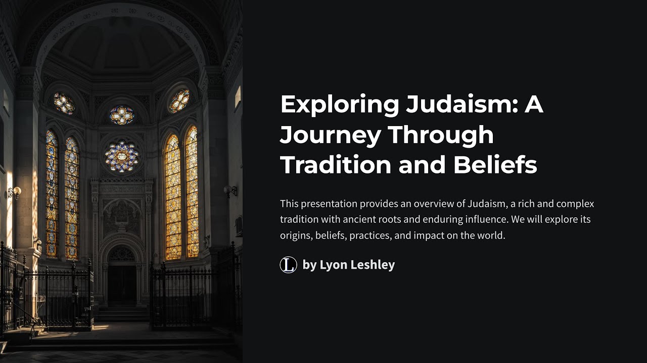 Исследование иудаизма: путешествие через традиции и убеждения