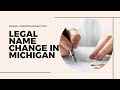 Legal name change in michigan   name change services